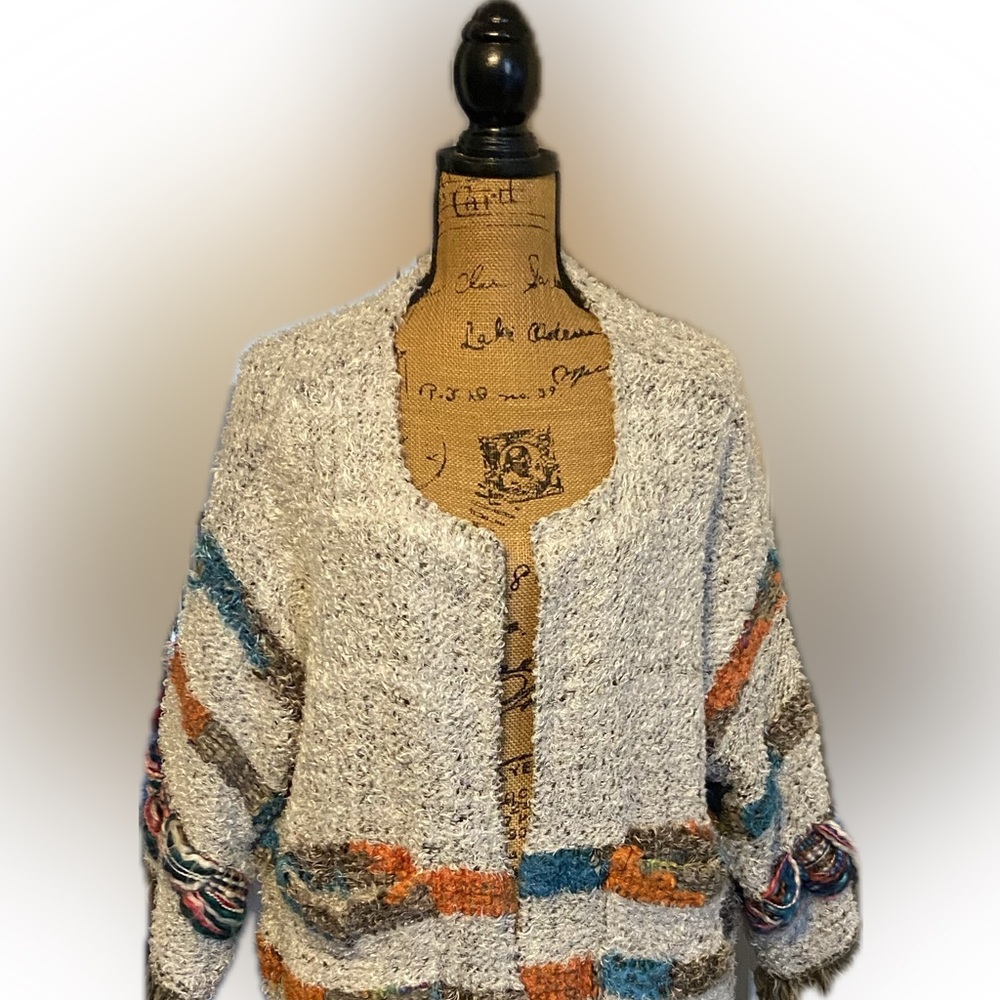 World Market One Size Multicolor Knit Women's Sweater